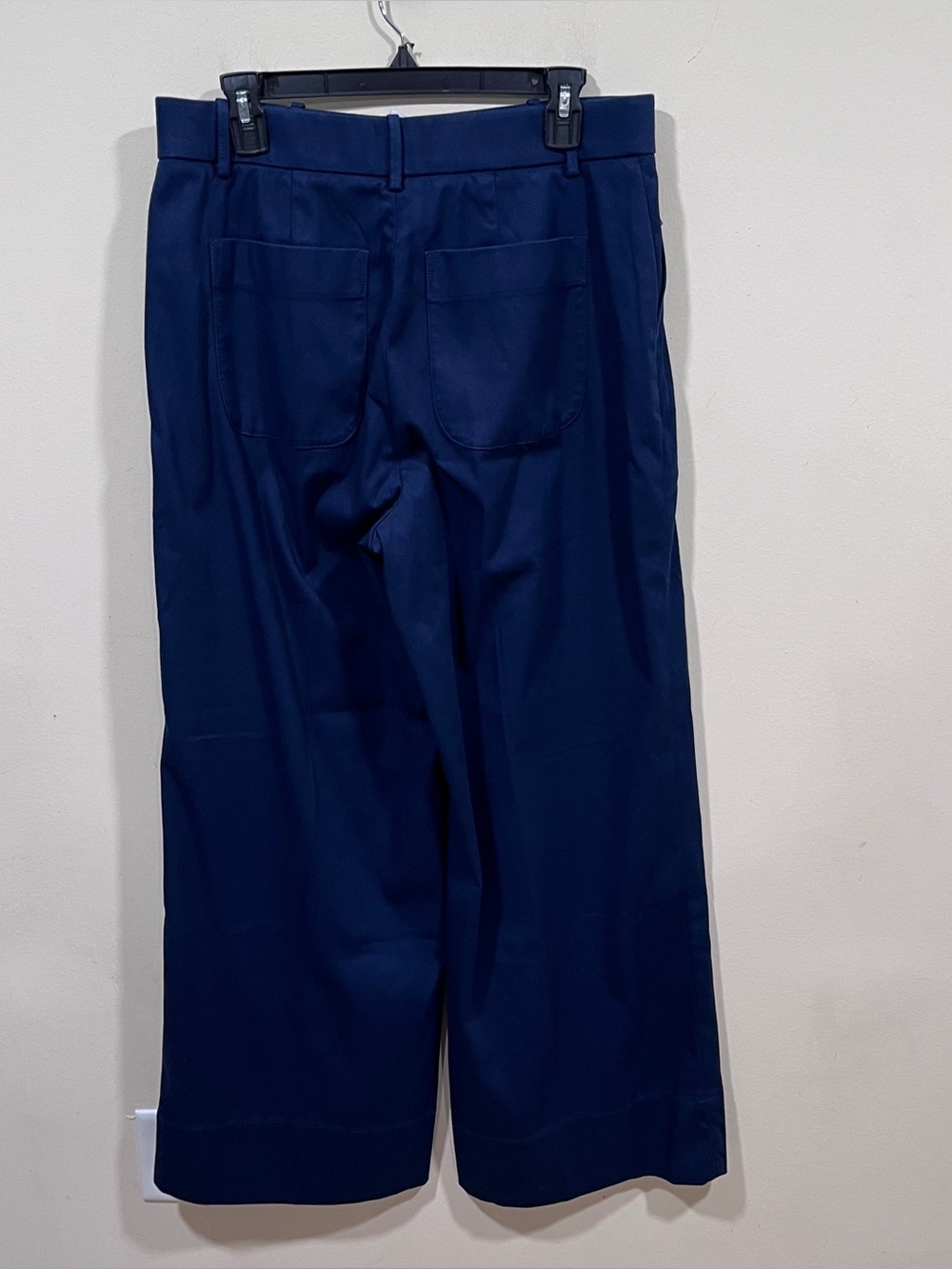 NWT Spanx SPANXsupersmooth® Stretch Twill Wide Leg Pant size L navy - Picture 7 of 11